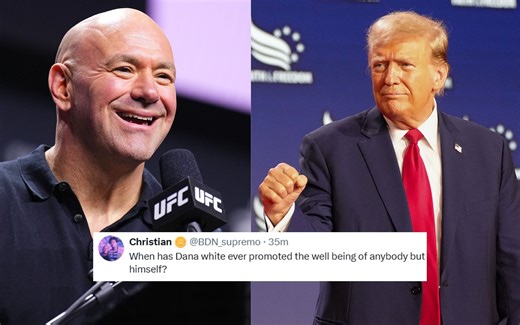 Dana White's speech at Donald Trump's MSG rally sparks mixed reactions from MMA fans: "Super rich wife beater", "Real recognize real"