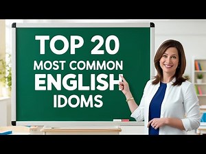 "Top 20 Most Common English Idioms You Need to Know | Learn & Master Everyday Idioms"