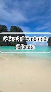 Pantai Terindah di Dunia Nomor 1 Bikin Pengen Kesana! 😍🏖️#shorts #faktadunia