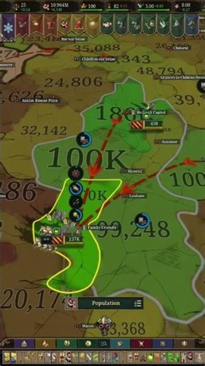 EU5 - Hardest Achievement - Turning A 10k Rural Settlement Into Megapolis City