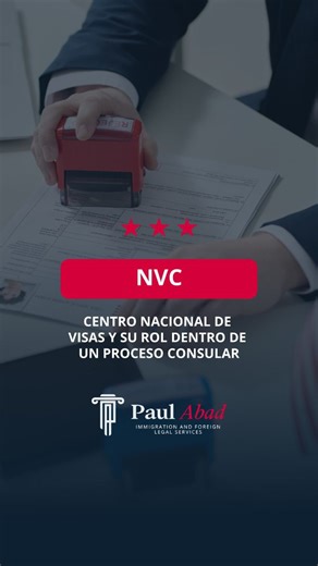 Immigration and Foreign Legal Services | 📌 NVC: Centro Nacional de Visas ¿Para qué sirve y qué rol cumple en un proceso consular? El NVC actúa como un filtro y organizador del... | Instagram