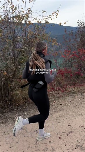 Running doesn’t kill your gains, skipping strength training and under eating does. Wearing-@AYBL code AMIE 🤍