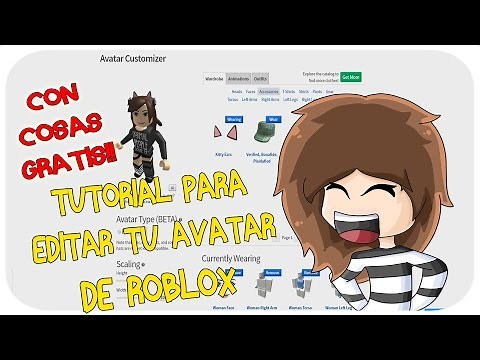 TUTORIAL COMO EDITAR EL AVATAR EN ROBLOX GRATIS!(CARA, PELO Y ROPA PERSONALIZADA)| SRTALULY