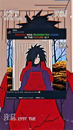 MADARA GETS REANIMATED IN THE FUTURE BY OROCHIMARU’S SON 😱🔥