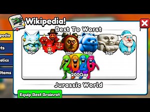 I Went From Noob To Pro Using BEST To WORST SECRETS in Brainrot Evolution!