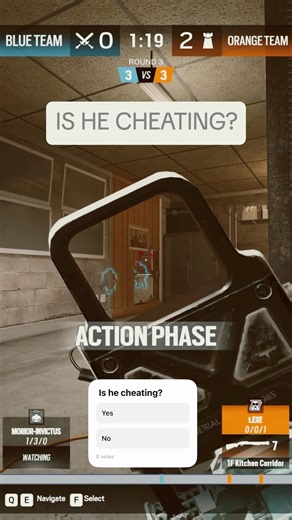 Is This Guy Cheating? Vote Below 👇 | R6 Siege