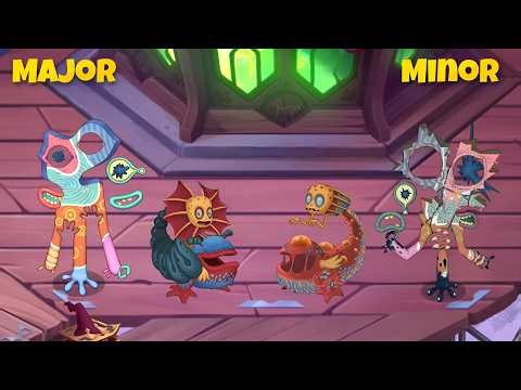 Major And Minor - Galymph - All Paironormal Monsters Comparison ~ My Singing Monsters