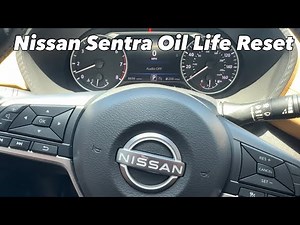 2024 Nissan Sentra Oil Life Reset 2025