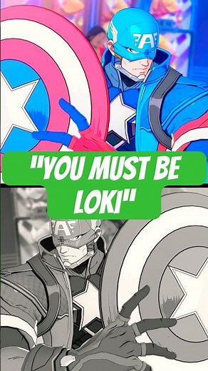 Mirror Match Interaction In #marveltokon new marvel game Ft. Iron Man and Captain America