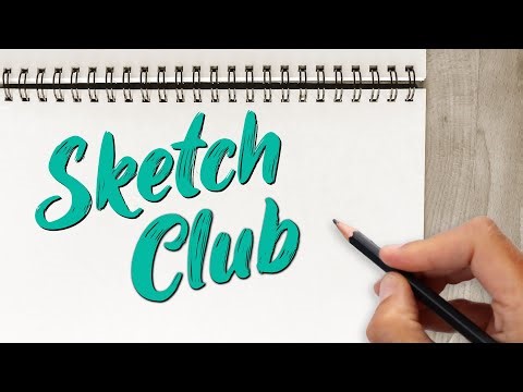 Are You Serious About Learning To Draw? Sketch Club Promo