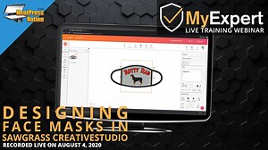 Missed yesterday's webinar? No problem, we have a condensed replay right here for you! Join Jared as he shows you how to design a face mask yourself using Sawgrass Creative Studio. Shop our Face Masks: https://heat.press/FaceMasks | HeatPressNation.com