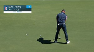Brandon Matthews sinks birdie putt at Sanderson Farms