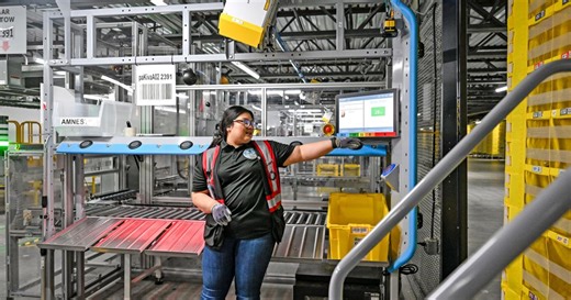 Get a look inside Amazon's most advanced robotics facility, located in Baton Rouge