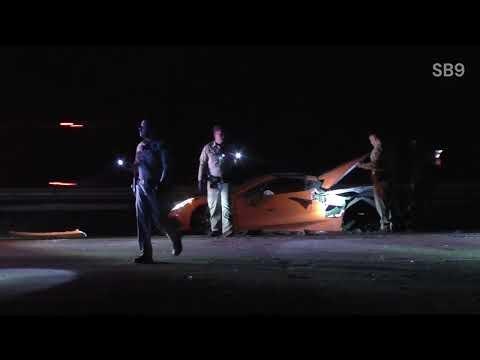 HIGH SPEED C8 CORVETTE CRASH