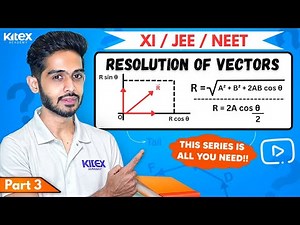 Resolve Any Vector Like a Pro! 🔥 | 2D & 3D Vector Components + Direction Cosines Simplified