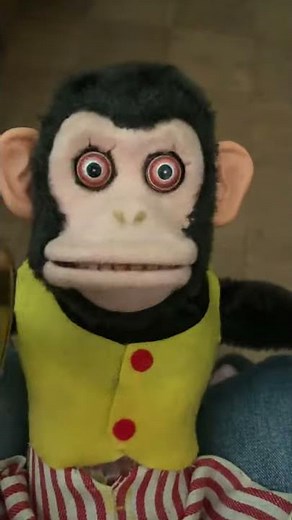 Vintage Clapping Monkey Toy