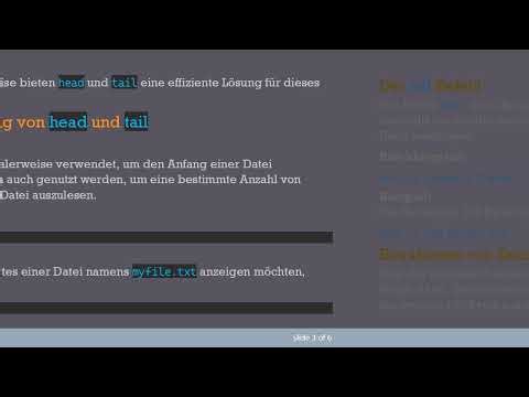 Wie man die Befehle head und tail in Linux verwendet, um bestimmte Zeichen aus einer Datei zu extra