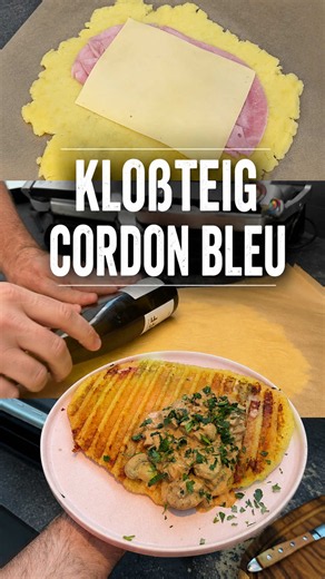 Kloßteig Cordon Bleu im OptiGrill – Rezept & Jägersoße