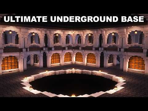 Minecraft: ULTIMATE Underground Base Tutorial (how to build)
