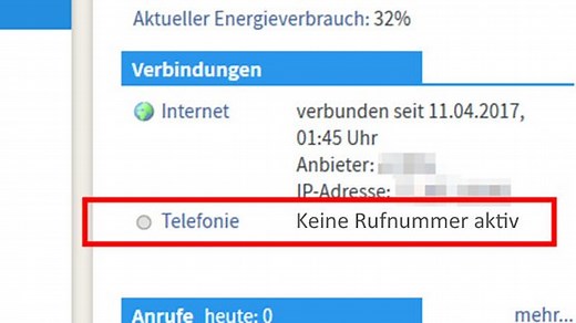 Lösung: Fritzbox – Keine Rufnummer aktiv