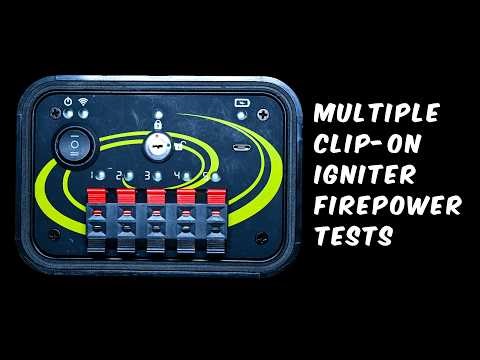 SecurePyro VPyro firing system - multiple igniter tests