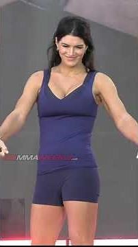 Ronda Rousey vs Gina Carano CEREMONIAL WEIGH-INS 🔥👀