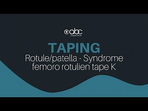 Taping | Syndrome Féromo Rotulien - tape K | ABC Clinique Santé Mirabel