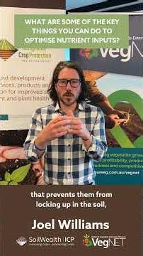 Soil Wealth ICP | Joel Williams on optimising nutrient inputs