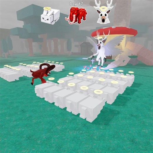 99 Nights Deer 👼🏽 Vs Ram 🐐#99nightintheforest #roblox