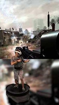 Playing Call of Duty 4 in VR on an Omni One treadmill!