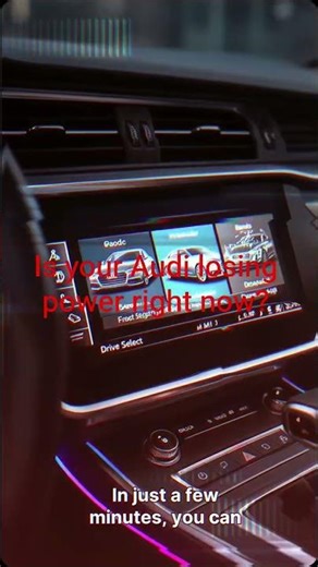 Why Your Audi Is Not Using Full Power