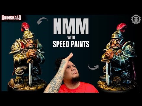 How to Paint NMM with Army Painter SpeedPaint 🎨 Grimskald Miniatures