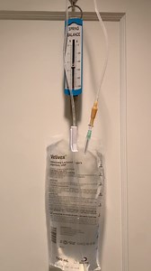 Sub Q Fluids Cat Hack with Lactated RingersWhen Trigg was dying, I gave him fluids twice a day. And one of the Lactated Ringer's bags had this weird suction in it, making it really hard to know how many fluids I had given. Luckily, I had another bag of fluids, so I just used that one instead, since it was the weekend.But I went to the FELINE CHRONIC KIDNEY DISEASE FB Group, and someone told me about these springs that help you know exactly what is left in a bag. I ordered them from Amazon, and t