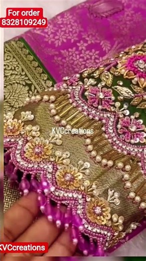 bridal maggam work blouse design #budget friendly#new designs # aari work # trendy fashion # blouse