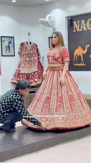 bridal lehenga manufacturer in delhi @naginafashion55 #chandnichowk #shortsfeed #designerlehengs