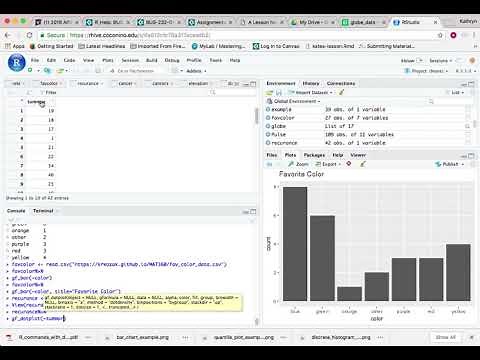 dot plot R studio