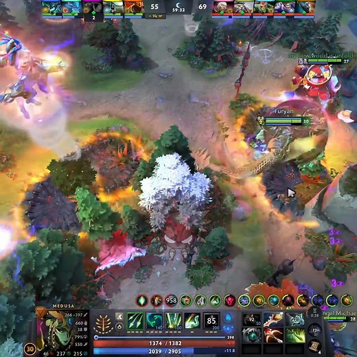 Insane Medusa Comeback Build in 7.39e Dota 2! #dota2 | DotaBlood