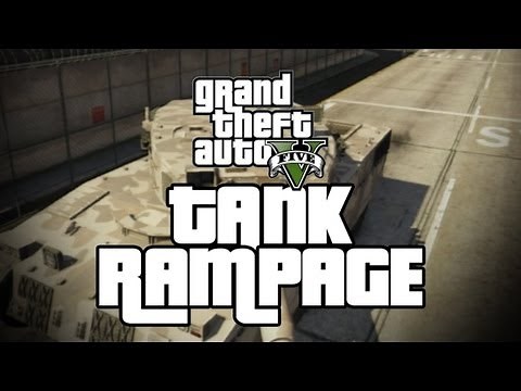 GTA 5: Explosive Tank Rampage