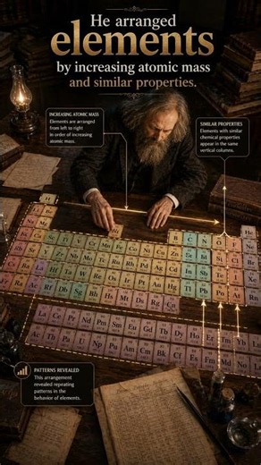 The Genius Who Predicted Missing Elements 🤯 | Dmitri Mendeleev Explained #shorts