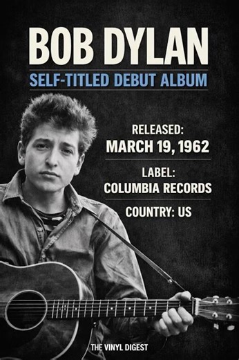 Bob Dylan’s Debut Album (1962) | The Beginning of a Legend