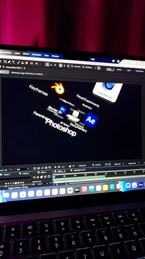 Camera fly through animation created in After Effects #shorts #motiongraphics #youtube #aftereffects