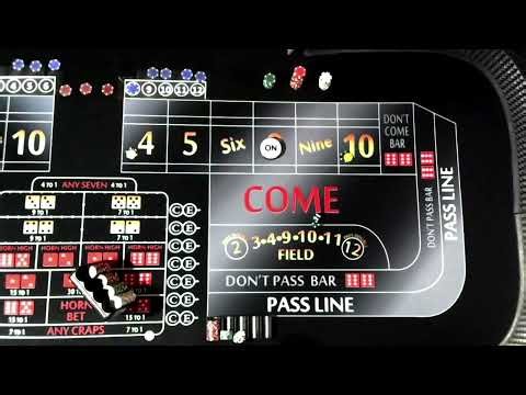 Craps - Simple 4/10 Strategy - Low risk big reward - Win $200 in 3 hits.