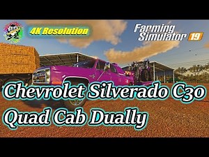Fs19 Mods | Chevrolet Silverado C30 Quad Cab Dually | in 4K Resolution