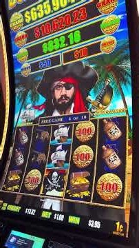 Dollar Storm Buccaneer Slot Machine | $1 bet | 10 free games | Dec 31, 2025