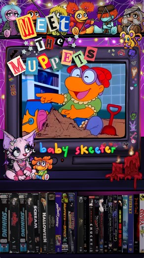 emma monster ⭑ frootbats 💜🦇✨ on Instagram: "oops super late i recorded this last year but baby skeeter from #themuppets70 months ago lolll!! im finally getting around to editing all these down- im only skipping a few bc theres like not much to say but swear ima b doing these more #themuppets #muppets #muppetbabies"
