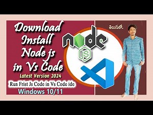 How to Run Nodejs in Visual Studio Code ll Install Nodejs and VS Code