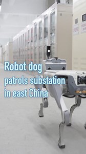 An intelligent robotic dog is deployed in an underground cable tunnel at a substation in southeast China's Fujian Province, significantly improving inspection efficiency. #robot #China #technology | China Xinhua Sci-Tech