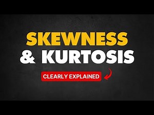 Skewness and Kurtosis | #16 in Statistics for Data Science