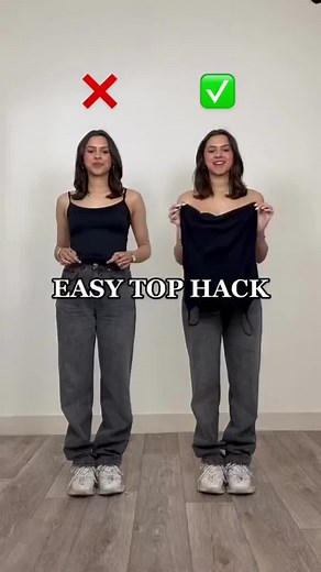 2.1M views · 10K reactions | Best top hack!  I recommend this tank top from slayzz.com #fashionhacks #outfitideas #stylinghacks #hacksoflife #tipsandtricks #fashiontip #fashioninspo | Slayzz.com | Facebook