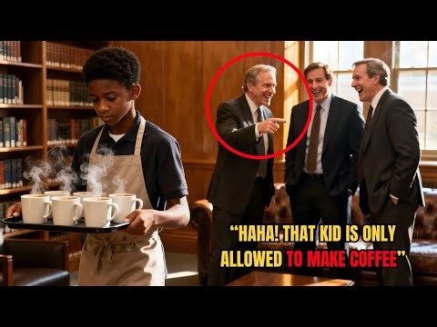 They Mocked the Coffee Boy—Then His Words Stunned the Entire Room